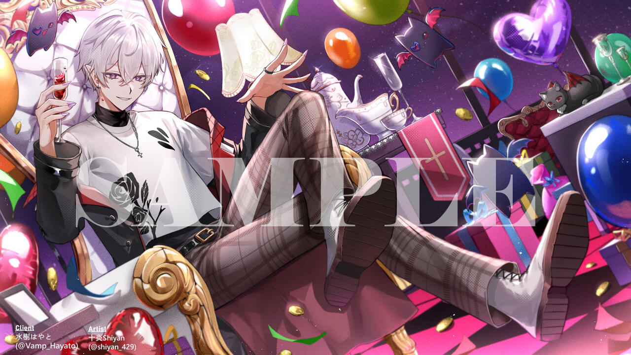 水樹はやとHayato 2025 Birthday Illustration